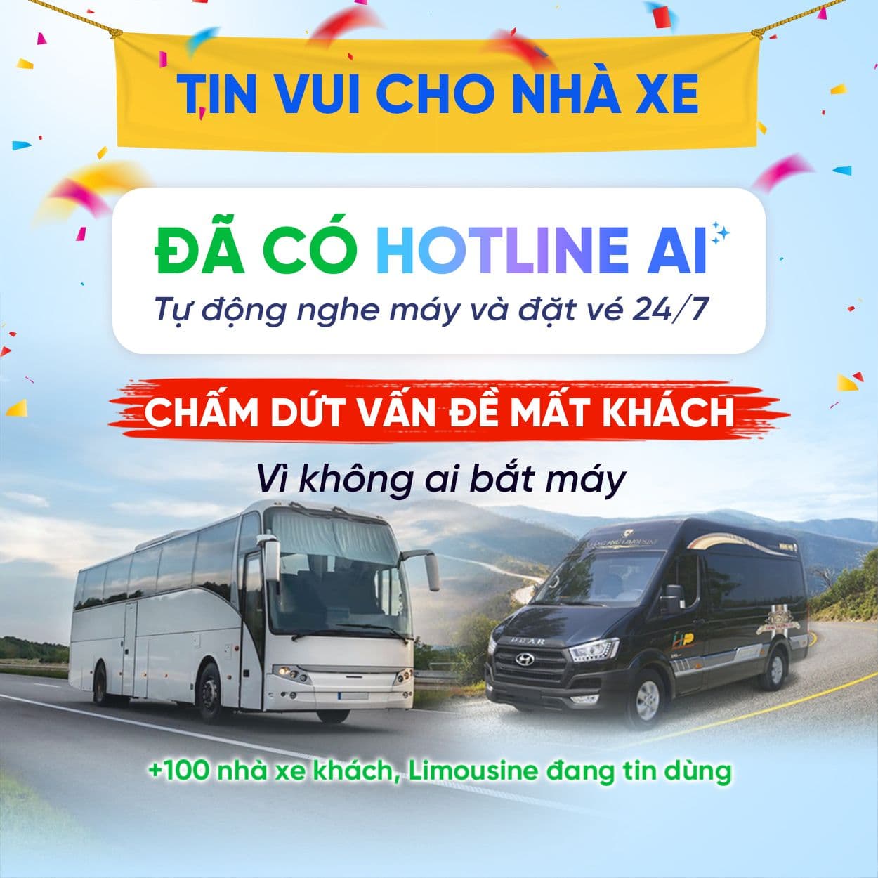 Tổng đài AI cho nhà xe